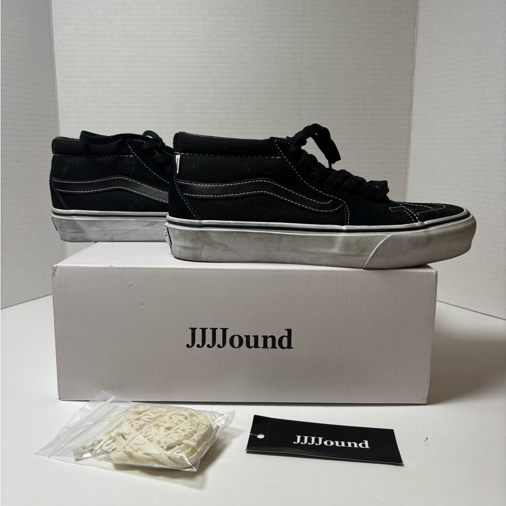 Vans JJJJound Collaboration Sk8-Mid Black White Size 7 Men’s